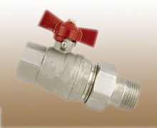 Full Flow Butterfly Handle With Connector
