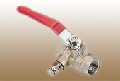 Forged full flow ball valve With drain off-cock